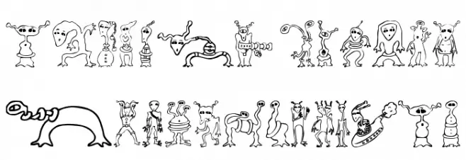 Alien Twits Fonte MAIÚSCULAS