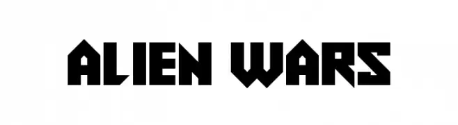 Alien Wars  les polices de caractères gratuit tlcharger