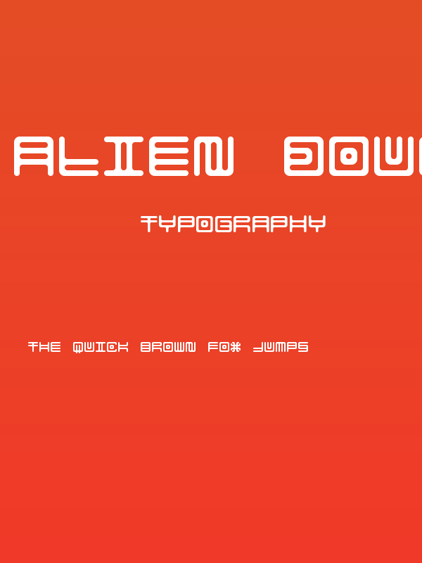 Alien double Regular Poster