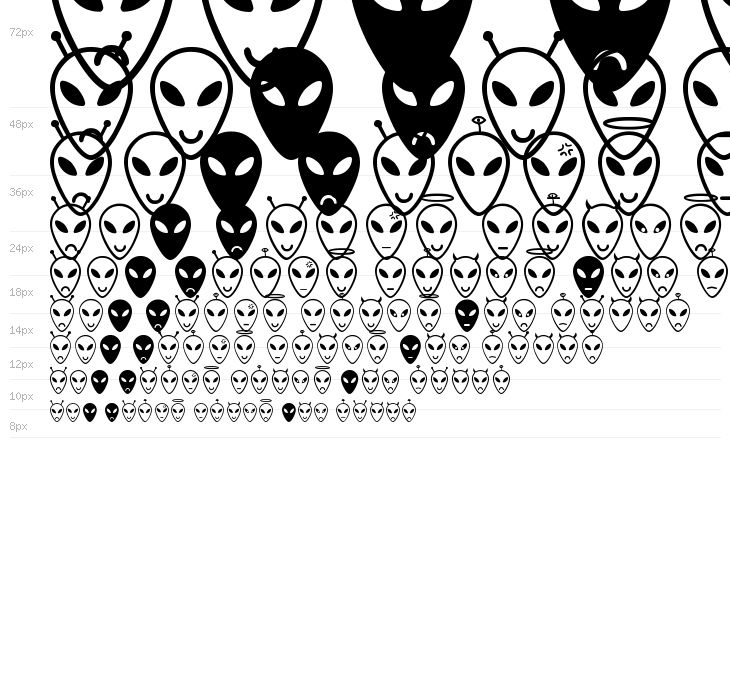 Alien faces St Waterfall