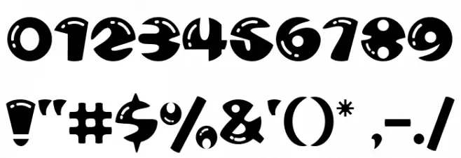 Alien Font OTHER CHARS