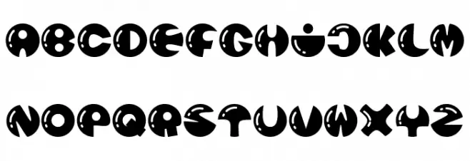 Alien Schriftart Groß