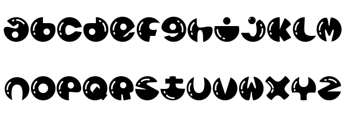 Alien Font LOWERCASE