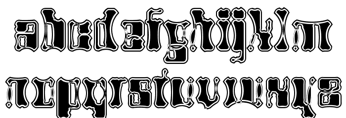 AlienAutopsy Font LOWERCASE