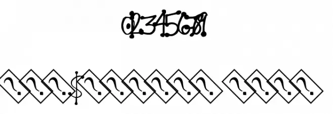 AlienDot Font OTHER CHARS