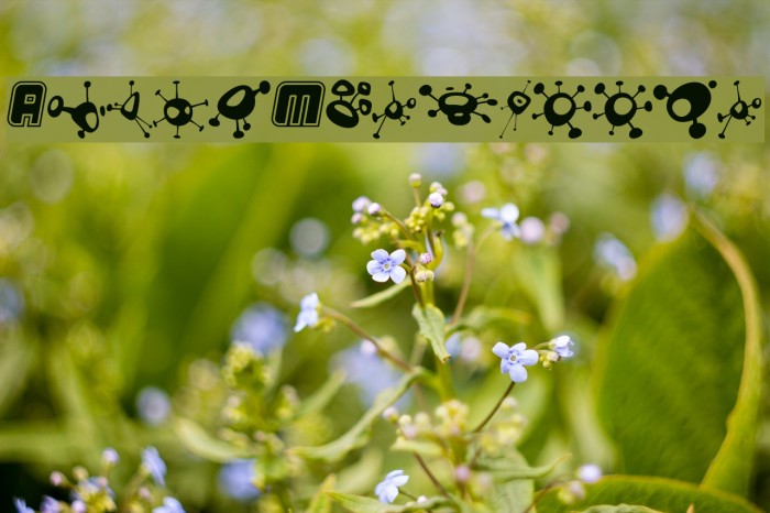AlienMushrooms Font examples