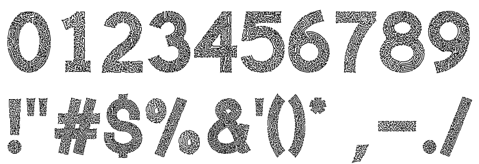 AlienSign Font OTHER CHARS