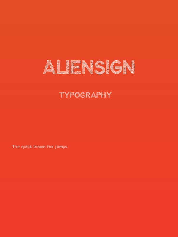 AlienSign Poster