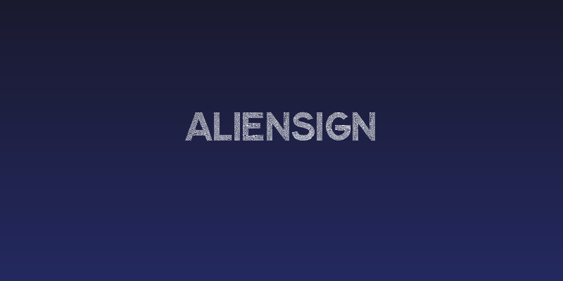 AlienSign Social Header