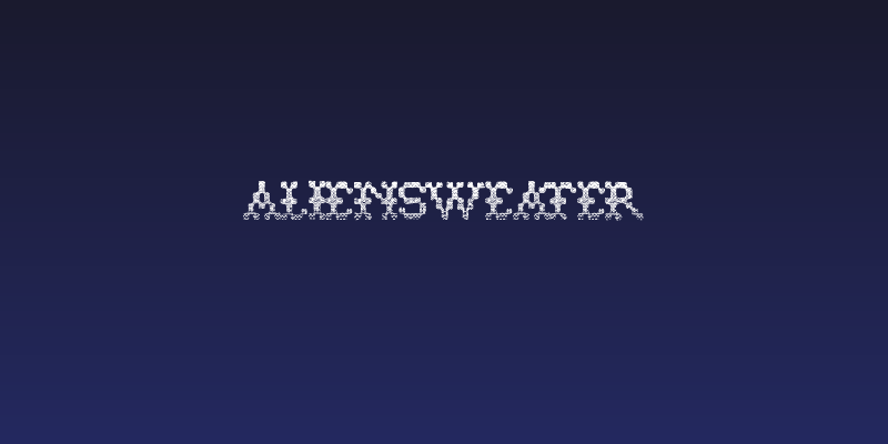 AlienSweater Social Header