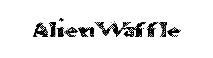 AlienWaffle  नि: शुल्क फ़ॉन्ट्स डाउनलोड