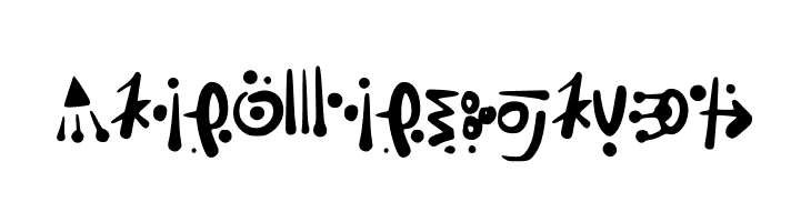 Alien_Hieroglyph  フリーフォントのダウンロード