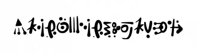 Alien_Hieroglyph  Frei Schriftart Herunterladen