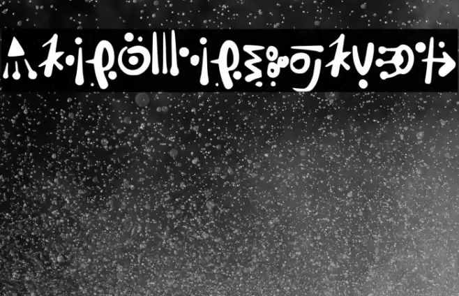 Alien_Hieroglyph Font examples