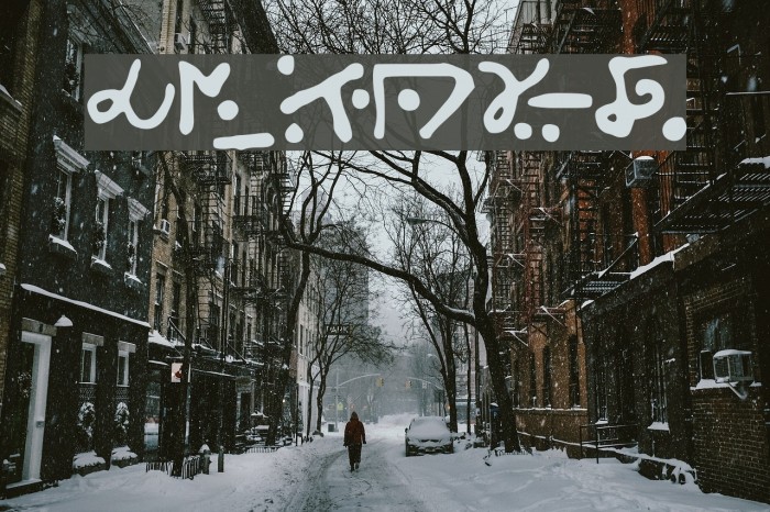 Alien_S Font examples