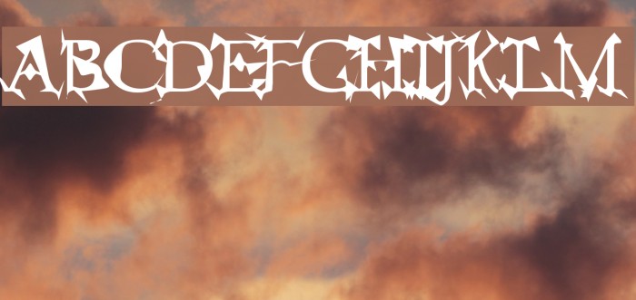 Alien Font examples