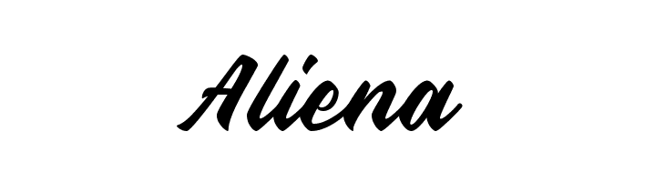 Alien Font LOWERCASE