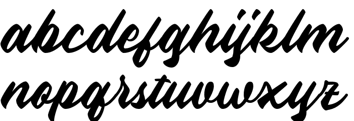 Aliena Font LOWERCASE