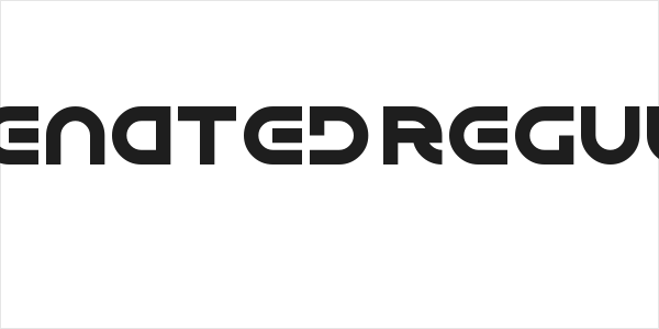 Alienated Regular Logo