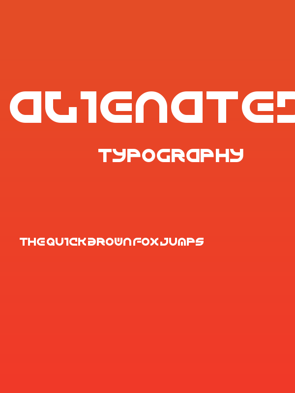 Alienated Regular Poster