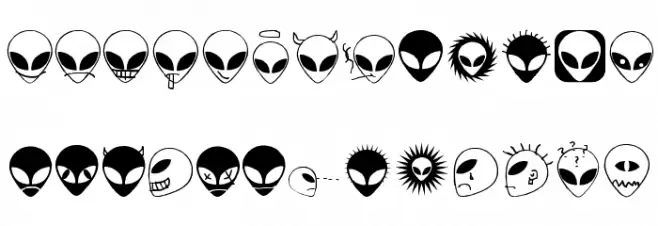 Alienator 字体 大写