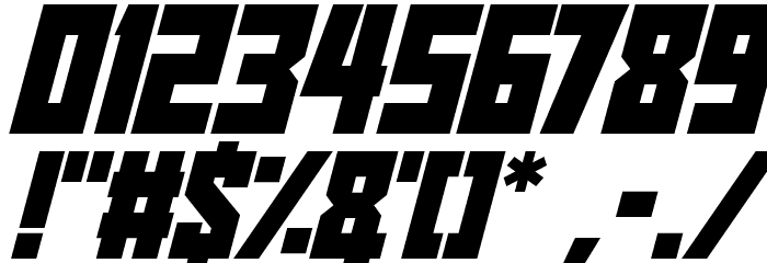 Aliens Among Us Italic Font OTHER CHARS