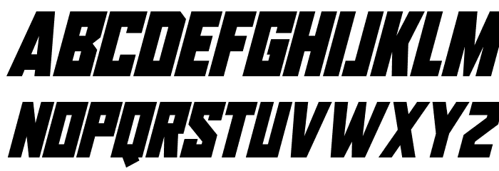Aliens Among Us Italic Font LOWERCASE