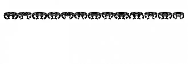 Aliens Regular Schriftart Groß