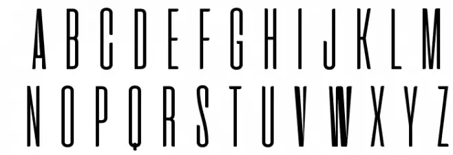 Aliens & cows ExtraLight Font Litere mari