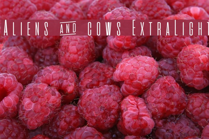 Aliens & cows ExtraLight Example 2