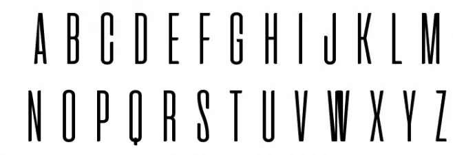 Aliens & cows ExtraLight Caratteri MINUSCOLO