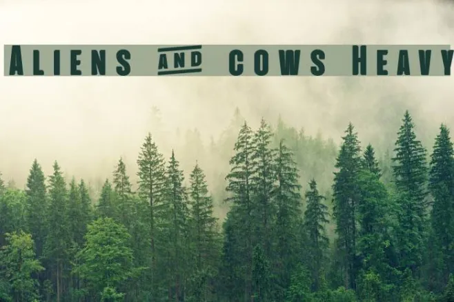 Aliens & cows Heavy Example 2