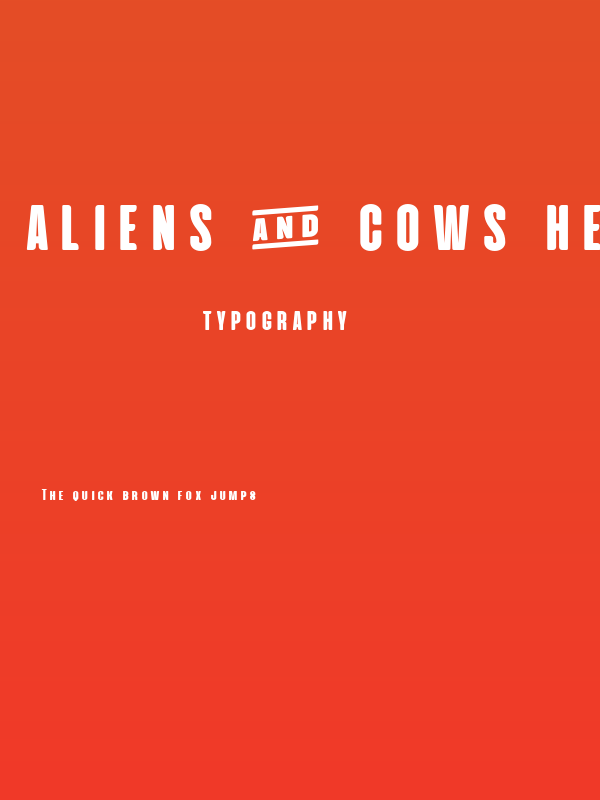 Aliens & cows Heavy Poster