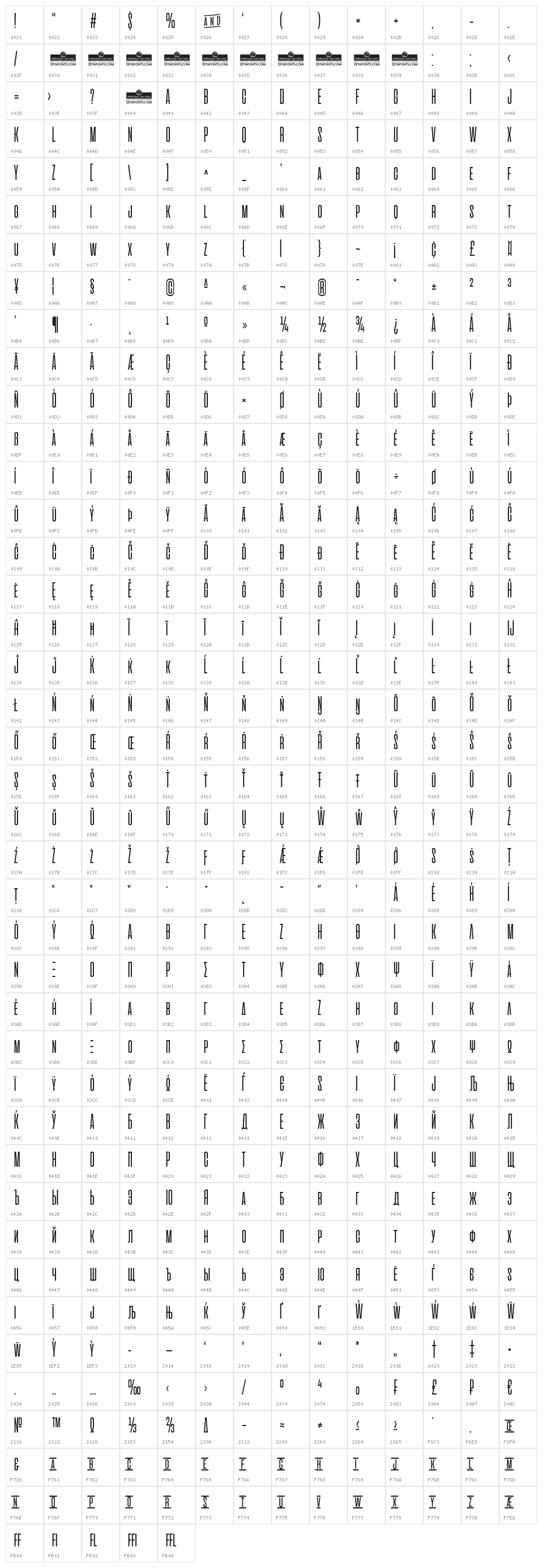 Aliens & cows Light Character Map
