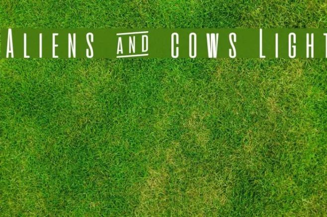 Aliens & cows Light Example 2