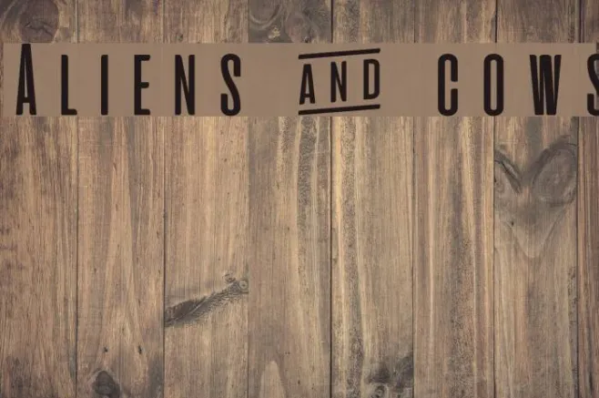 Aliens & cows Example 2