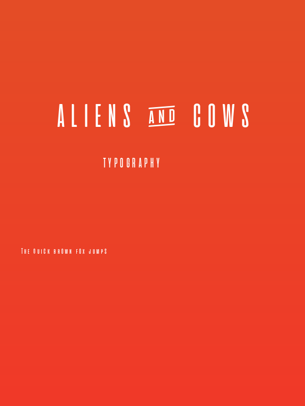 Aliens & cows Poster