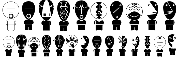 AliensInverse Font OTHER CHARS