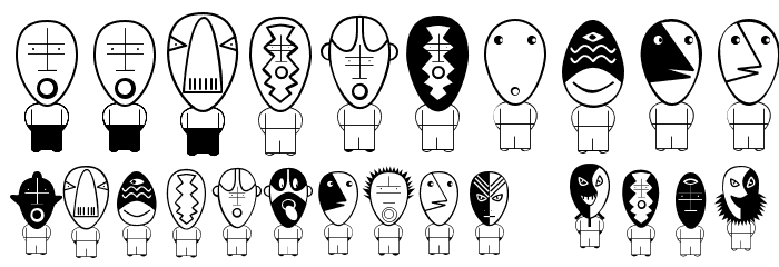 AliensNew Font OTHER CHARS