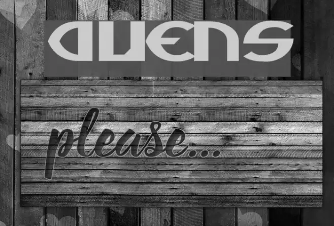 Aliens Font examples