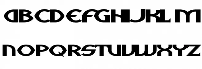 Aliens Font LOWERCASE