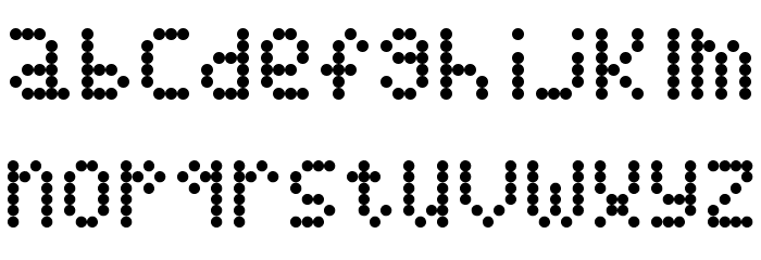 Alienss Regular Font LOWERCASE