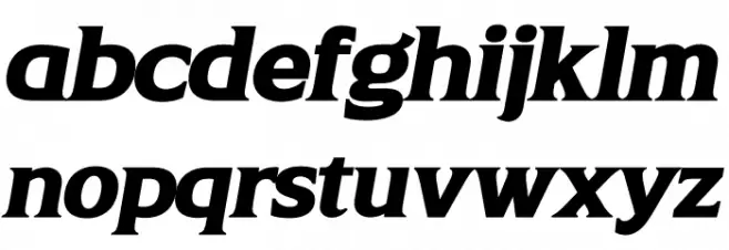 Aliey PERSONAL USE ONLY Bold Italic 字体 小写