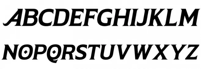 Aliey PERSONAL USE ONLY Regular Italic Font Litere mari