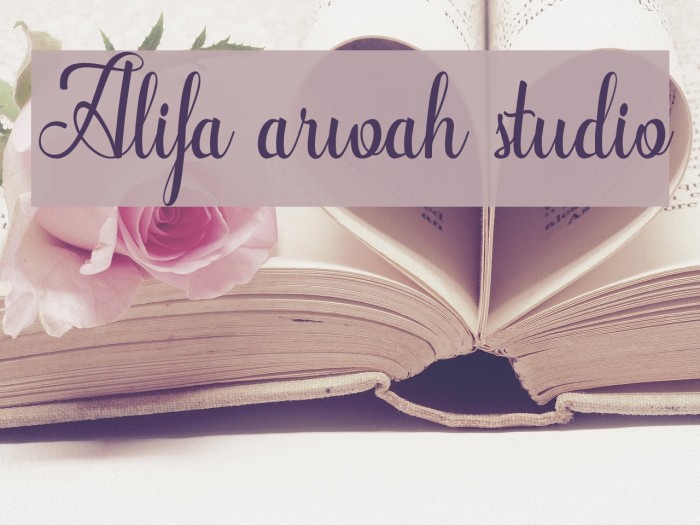 Alifa arwah studio Example 1