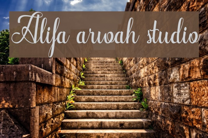 Alifa arwah studio Example 2