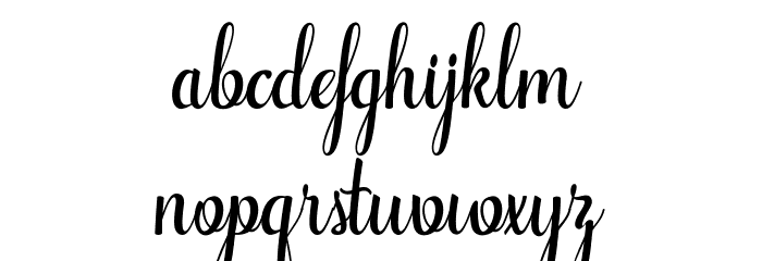 Alifa-arwahstudio Font LOWERCASE