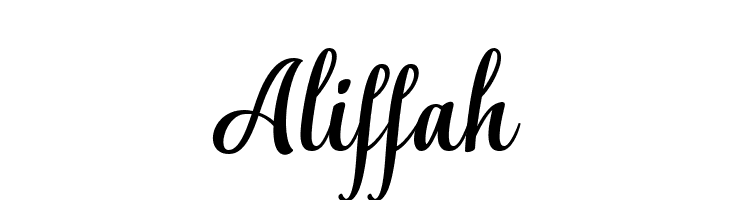 Aliffah Font - FFonts.net