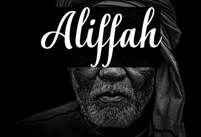 Aliffah Font examples
