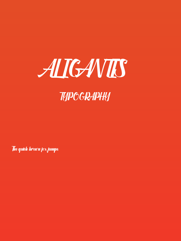 Aligantis Poster